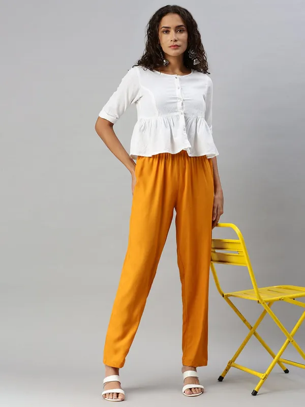 Premium_Rayon_Extra_Comfort_Pant_For_Girls_And_Women_Mustard_Yellow