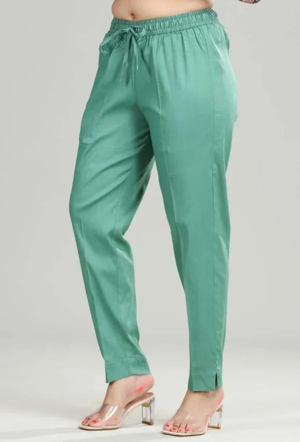 Premium_Rayon_Extra_Comfort_Pant_For_Girls_And_Women_Green