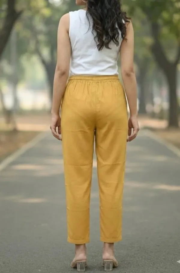 Premium_Rayon_Extra_Comfort_Pant_For_Girls_And_Women_Mustard_Yellow