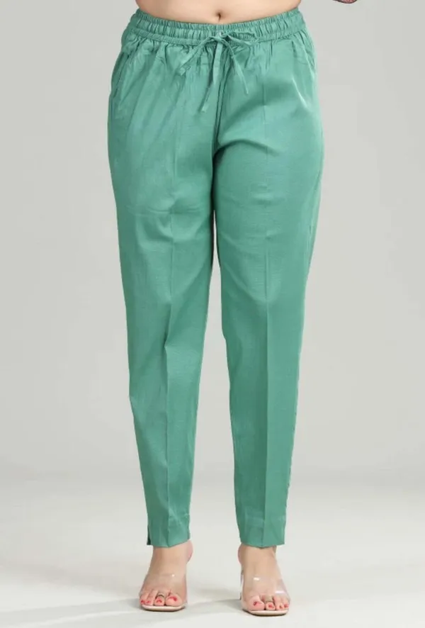 Premium_Rayon_Extra_Comfort_Pant_For_Girls_And_Women_Green