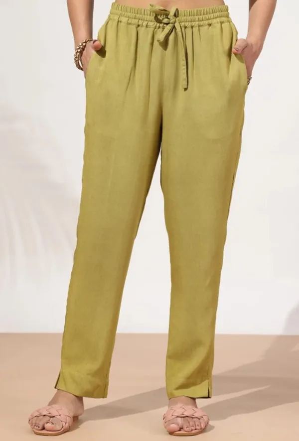 Premium_Rayon_Extra_Comfort_Pant_For_Girls_And_Women_Olive_Green