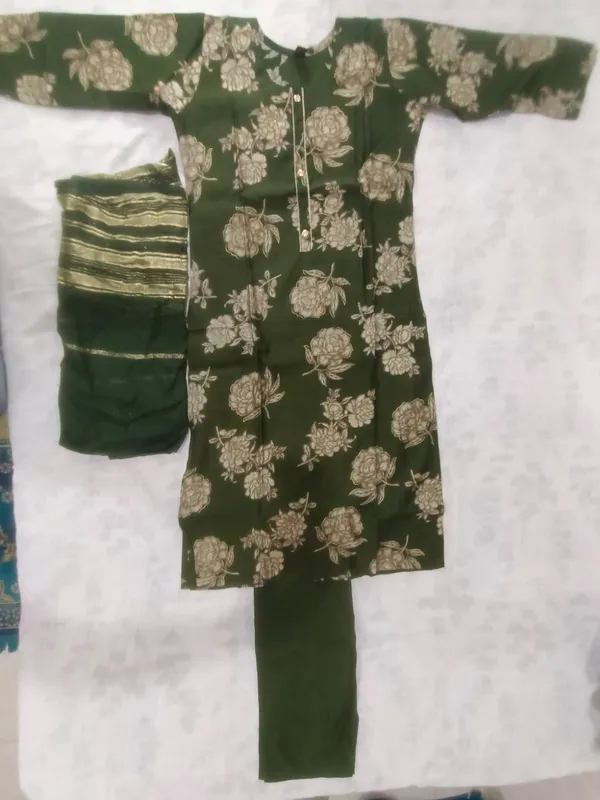 Green_Vatican_Printed_Kurta_With_Top,_Bottom_&_Dupatta_For_Women