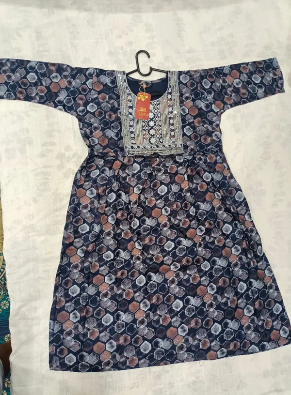 Navy_Rayon_Nyra_Cut_A-Line_Kurti_For_Women