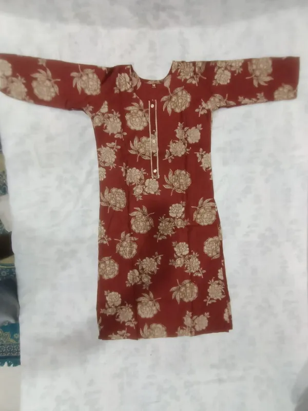 Maroon_Vatican_Printed_Kurta_With_Top,_Bottom_&_Dupatta_For_Women
