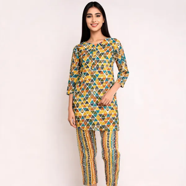 Multicolor_Rayon_Foil_Printed_Kurta_Set_For_Boys