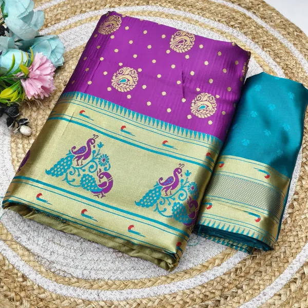 Litchi_Silk_Paithani_Pattern_Saree