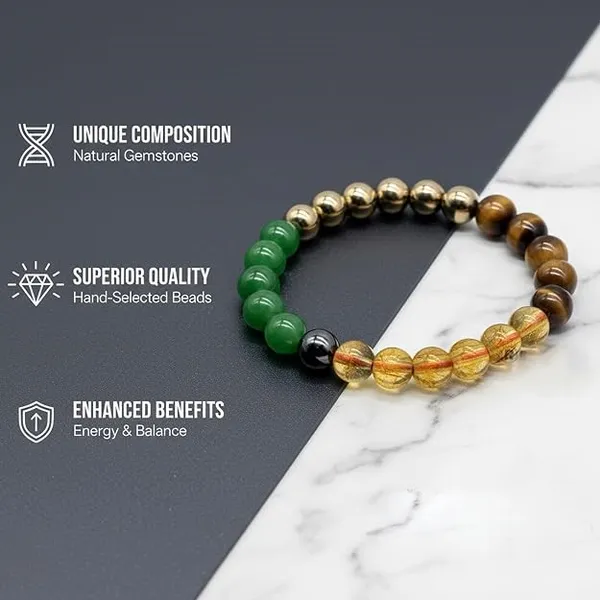 Mix_Color_Round_Money_Magnet_Bracelet_("धन_योग_ब्रेसलेट"),Wealth_Beaded_Crystal_Gemstone