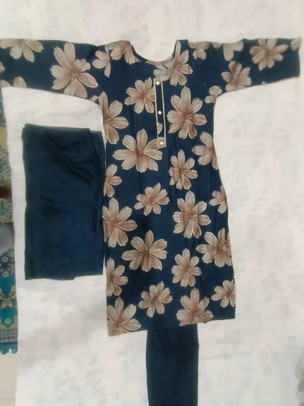 Blue_Vatican_Foil_Printed_Kurta_With_Top,_Bottom_&_Dupatta_For_Women