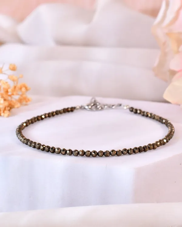 Premium_Natural_Pyrite_Beads_Bracelet