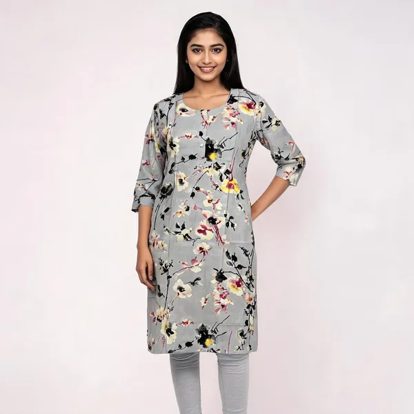 Grey_Rayon_Straight_Printed_Kurti_For_Women