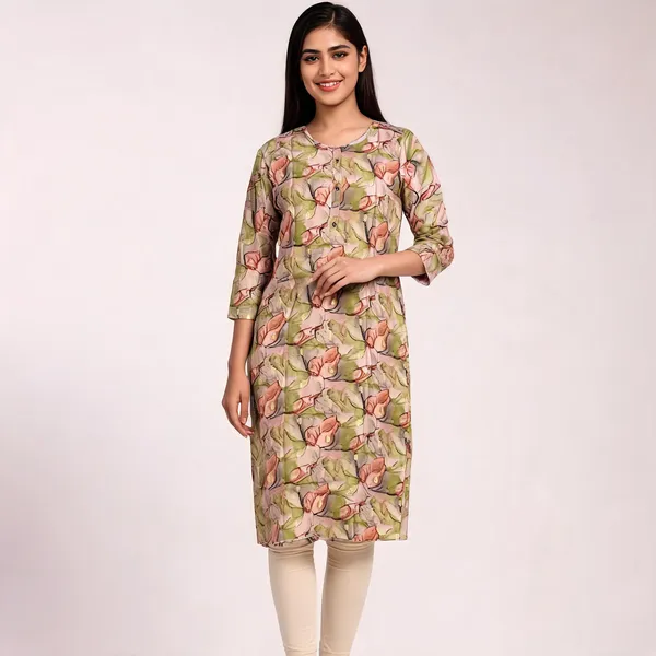 Multicolor_Rayon_Straight_Foil_Printed_Kurti_For_Women