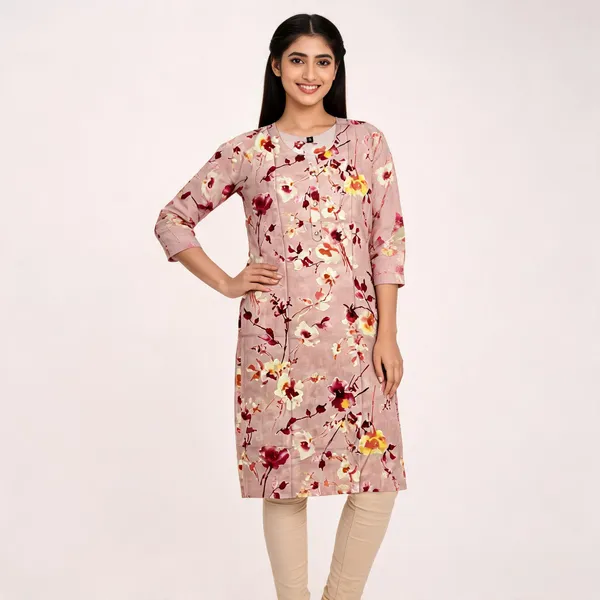 Pink_Rayon_Straight_Foil_Printed_Kurti_For_Women