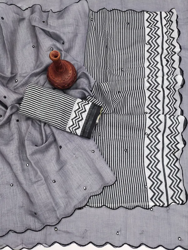 STRIPED_TRENDING_VIRAL_LINEN_SAREE__ZIGZAG_MIRROR_