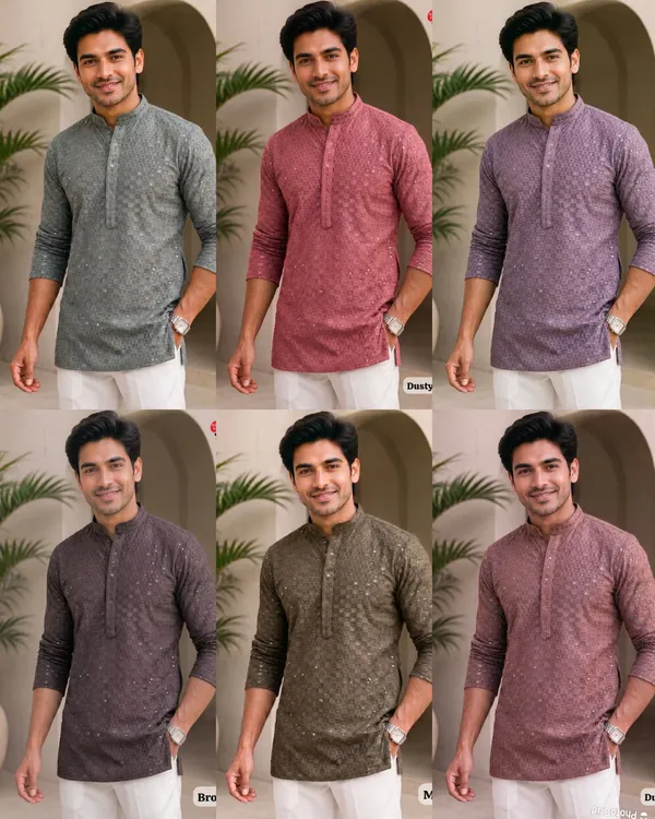Stylish_Short_kurta_Full_Sleeves_in_Chikan_Work_Fabric