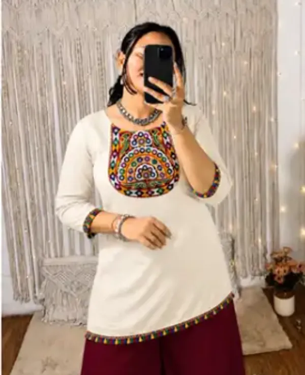 PANKHUDI_2.0_–_Festive_Short_Length_Kurti