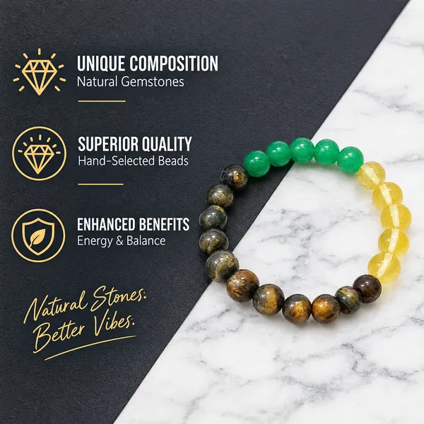 Mix_Color_Round_Money_Magnet_Bracelet_("धन_योग_ब्रेसलेट"),Wealth_Beaded_Crystal_Gemstone