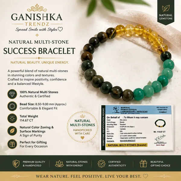 Mix_Color_Round_Money_Magnet_Bracelet_("धन_योग_ब्रेसलेट"),Wealth_Beaded_Crystal_Gemstone