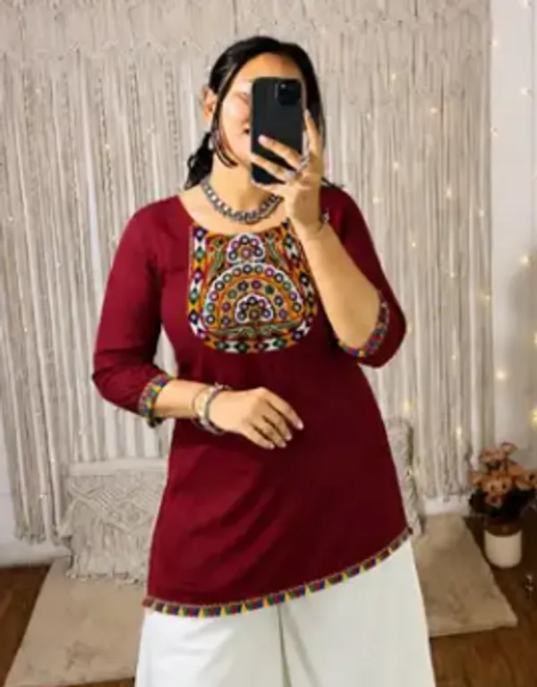 PANKHUDI_2.0_–_Festive_Short_Length_Kurti