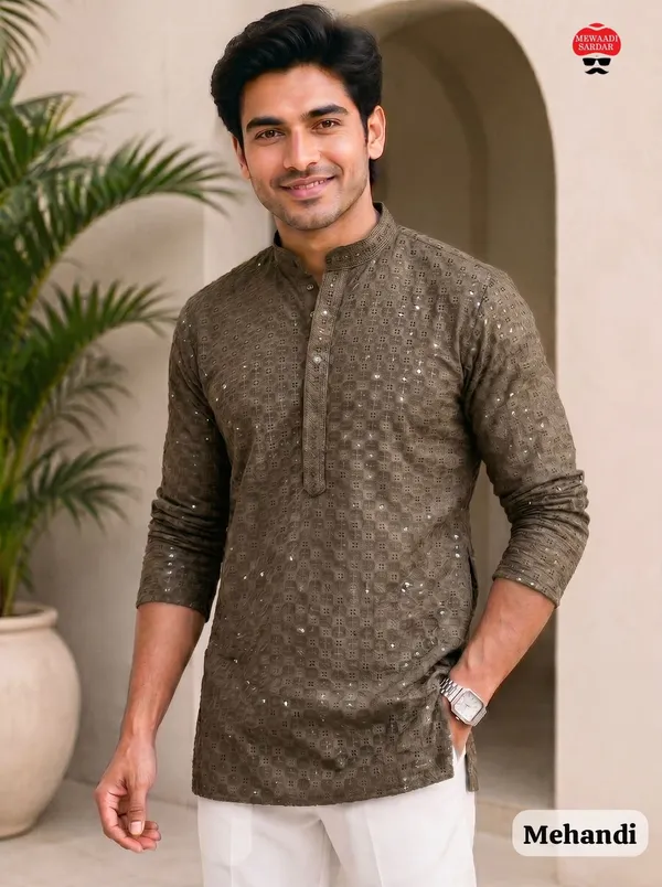 Stylish_Short_kurta_Full_Sleeves_in_Chikan_Work_Fabric