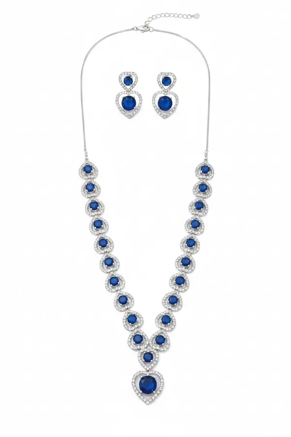 Royal_Blue_Heart-Motif_American_Diamond_Necklace_Set_|_Premium_Bridal_And_Party_Wear_Jewelry_For_Women