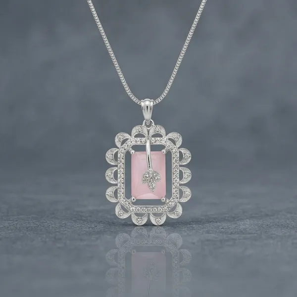 Blush_Pink_Crystal_Pendant_Set_For_Women