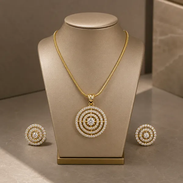 Pendant,_Chain_&_Earrings_Set