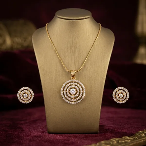 Pendant,_Chain_&_Earrings_Set