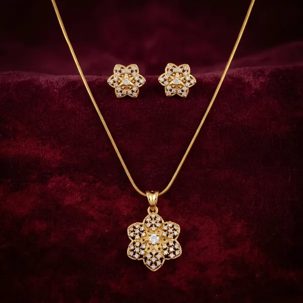 Pendant,_Chain_&_Earrings_Set