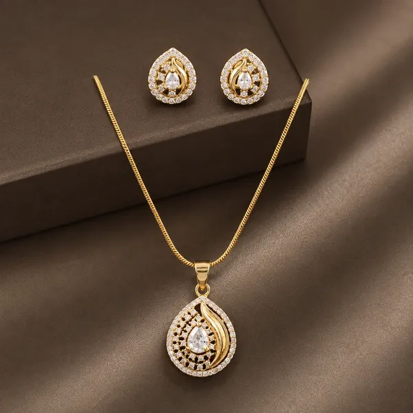 Pendant,_Chain_&_Earrings_Set