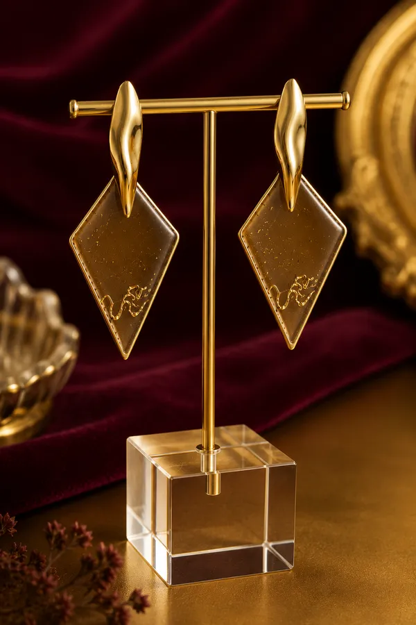 Gold_Alloy_Anti_Tarnish_Translucent_Resin_Earrings_For_Women