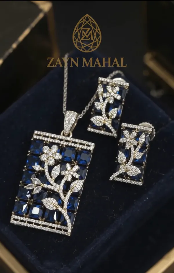 Zayn_Mahal_Royal_Sapphire_Bloom_Pendant_Set_with_Diamond-Style_Floral_Detailing