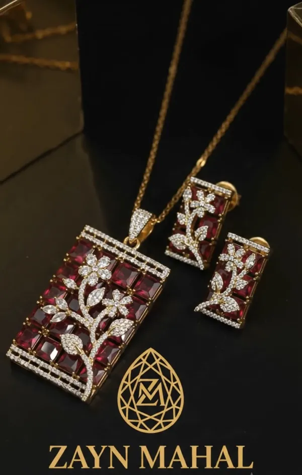 Zayn_Mahal_Ruby_Red_Royal_Bloom_Pendant_Set_with_Diamond-Style_Floral_Detailing