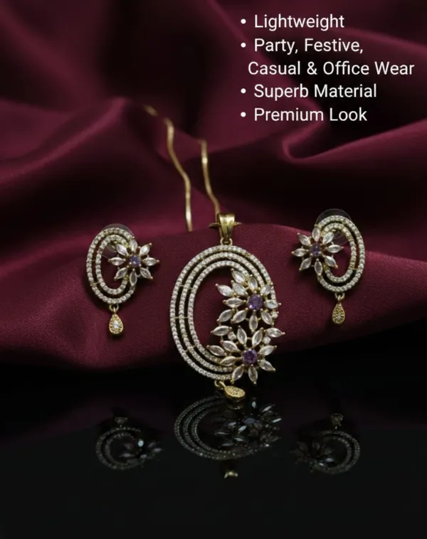 Purple_Crystal_Pendant_Necklace_Set_For_Women