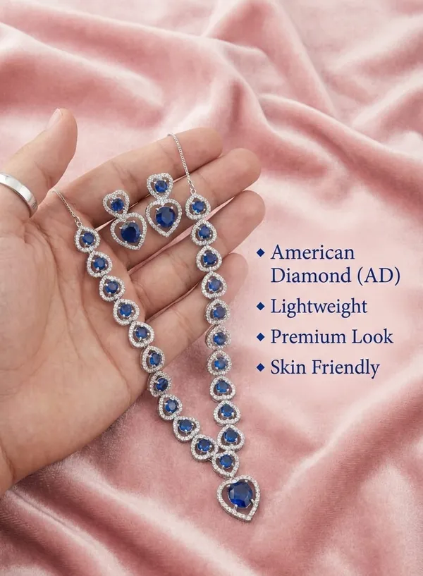 Royal_Blue_Heart-Motif_American_Diamond_Necklace_Set_|_Premium_Bridal_And_Party_Wear_Jewelry_For_Women