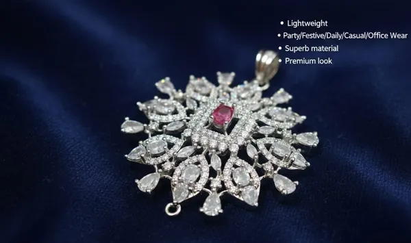 Premium_Ruby_Crystal_Pendant_Set_|_Luxury_American_Diamond_Necklace_And_Earring_Jewelry_For_Festive,_Wedding_And_Party_Wear