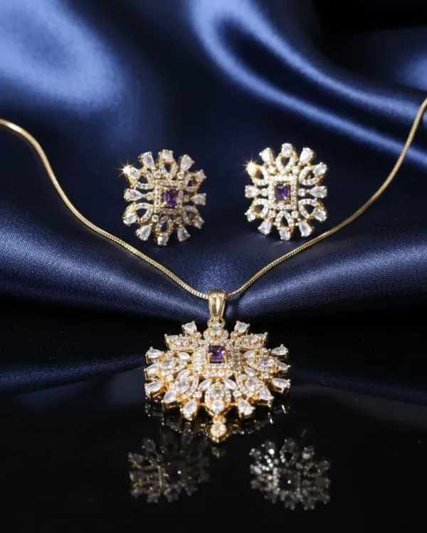 Royal_Amethyst_Sunburst_Pendant_Necklace_Set_for_Women
