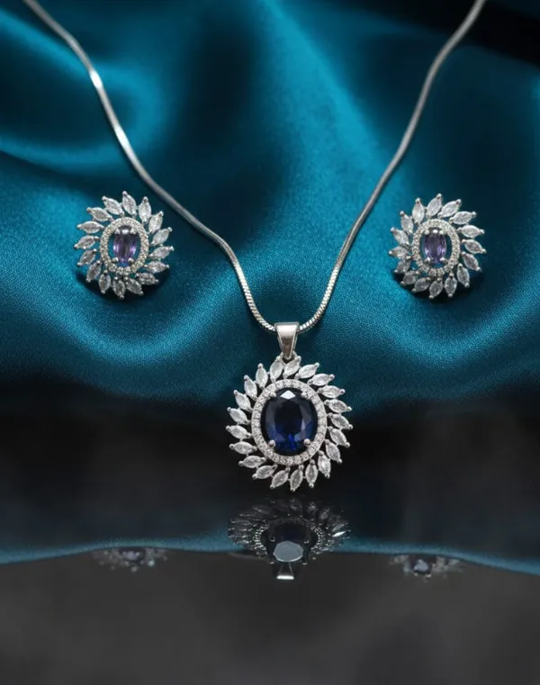 Royal_Sapphire_Crystal_Pendant_Set_For_Women
