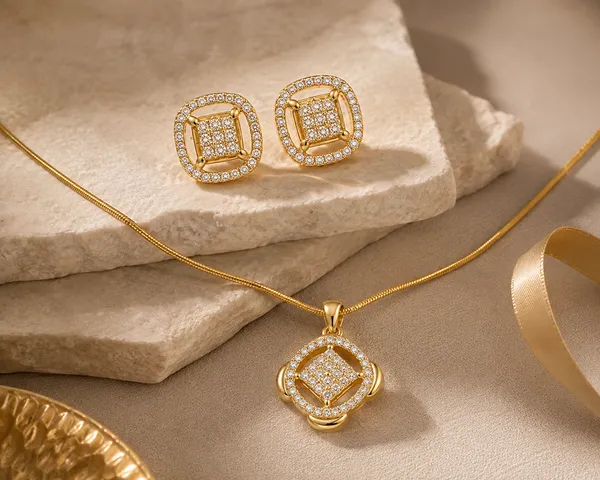 Pendant,_Chain_&_Earrings_Set