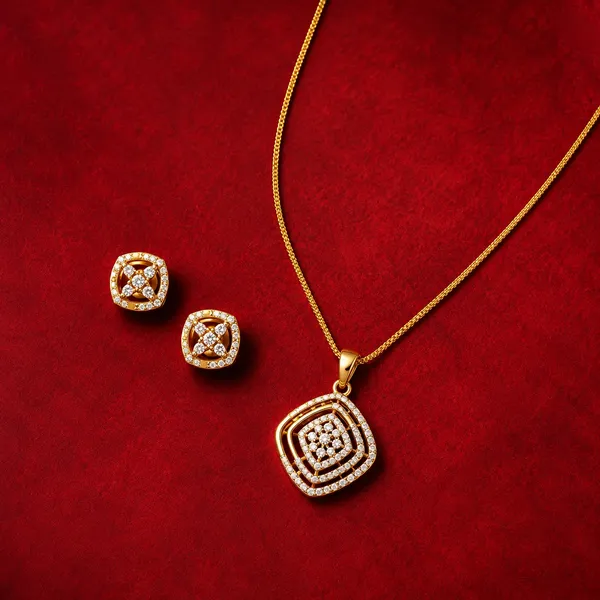Pendant,_Chain_&_Earrings_Set