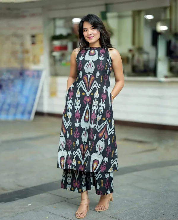 Pure_Cotton_A-Line_Kurti_&_Palazzo_Women2_Pices