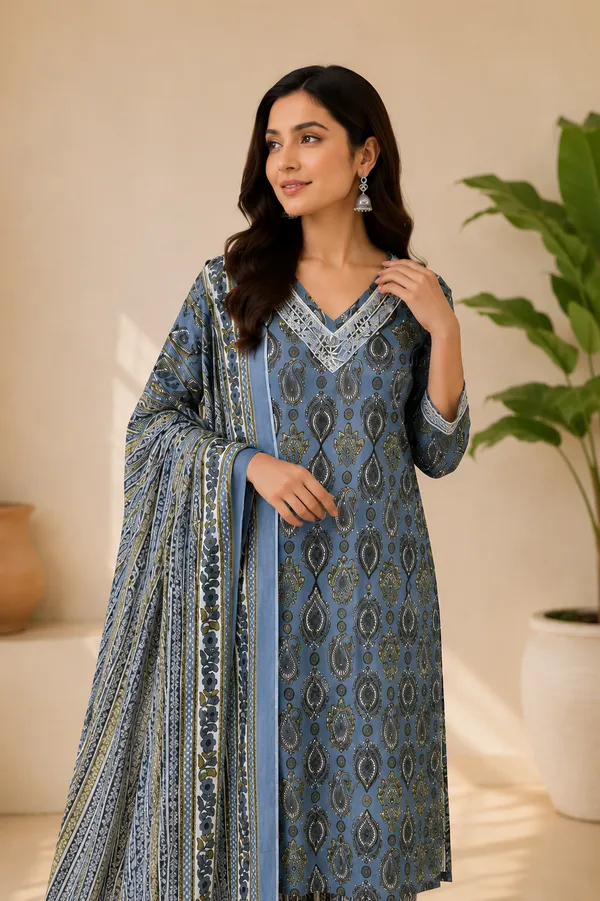 Grey_Cotton_Straight_Fit_Printed_Kurta_Set_With_Dupatta_For_Women