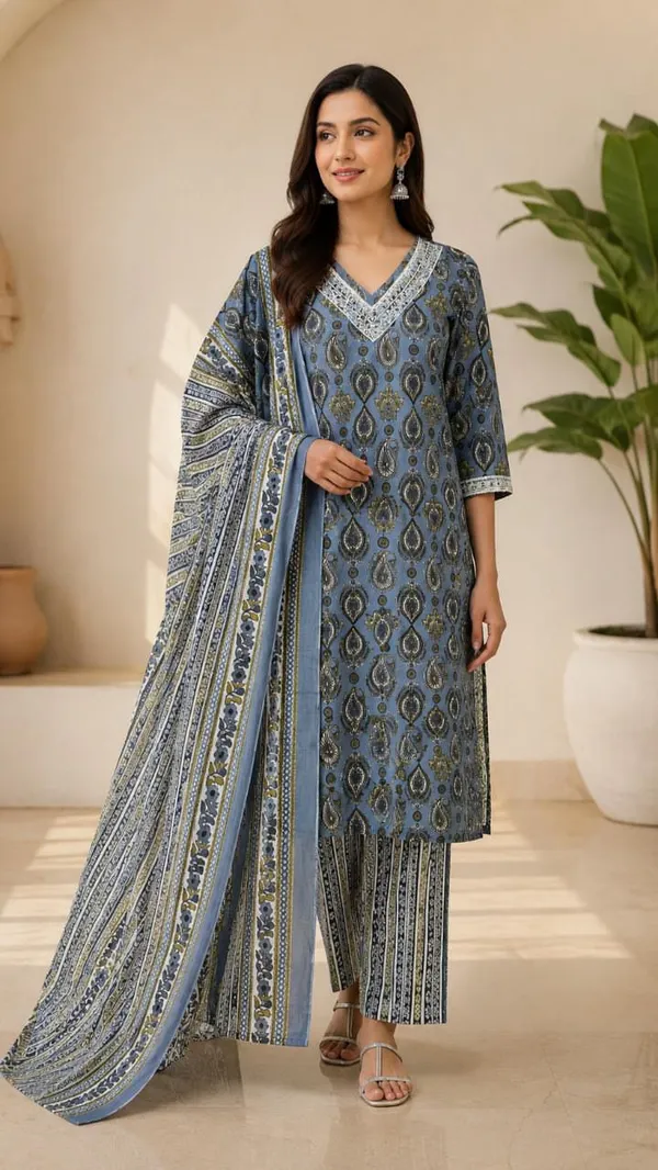 Grey_Cotton_Straight_Fit_Printed_Kurta_Set_With_Dupatta_For_Women