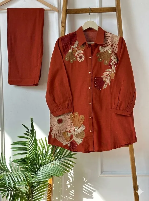 Fancy_Co-Ord_Set_Star_Jal_Cotton_With_Heavy_Embroidery_Work_