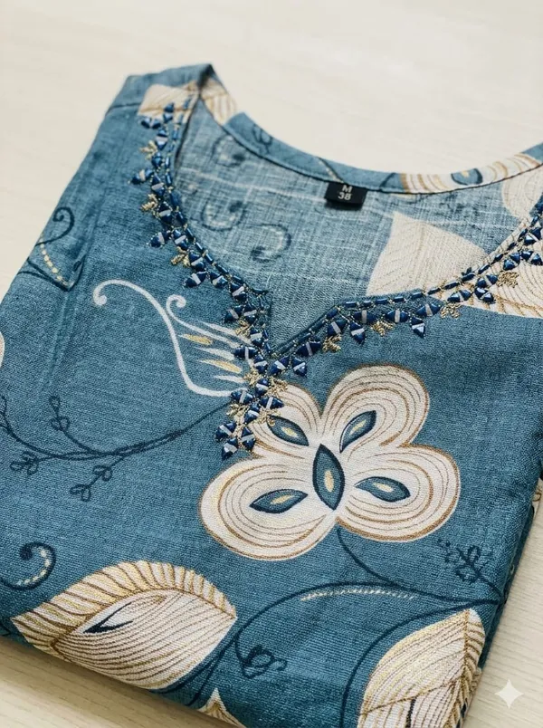 Sky_Blue_Cotton_Bandhani_Print_Straight_Kurta_Set_for_Women