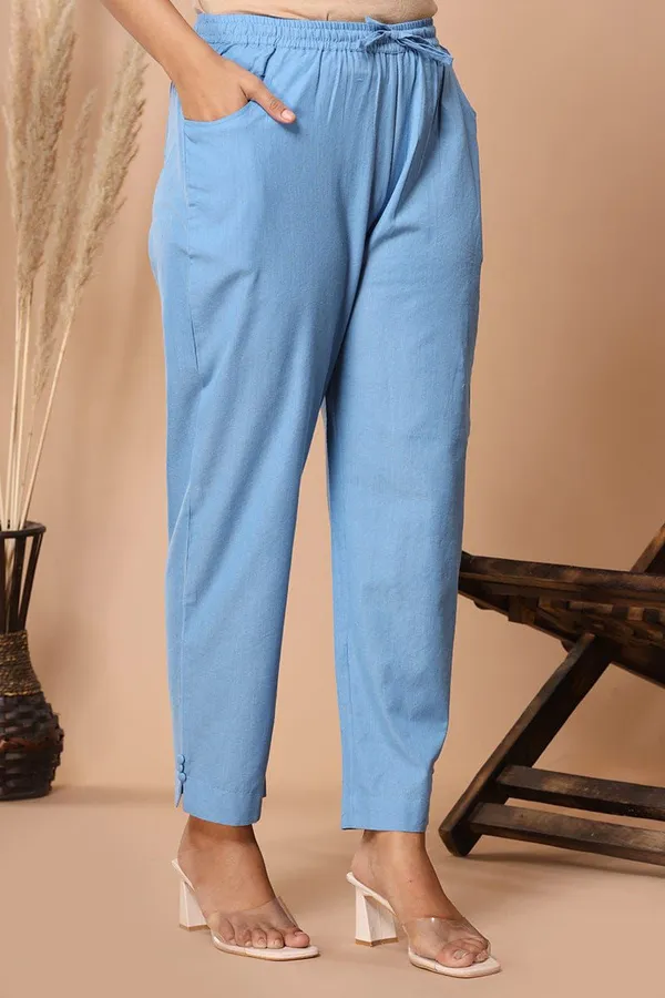 Sky_Blue_Cotton_Bandhani_Print_Straight_Kurta_Set_for_Women