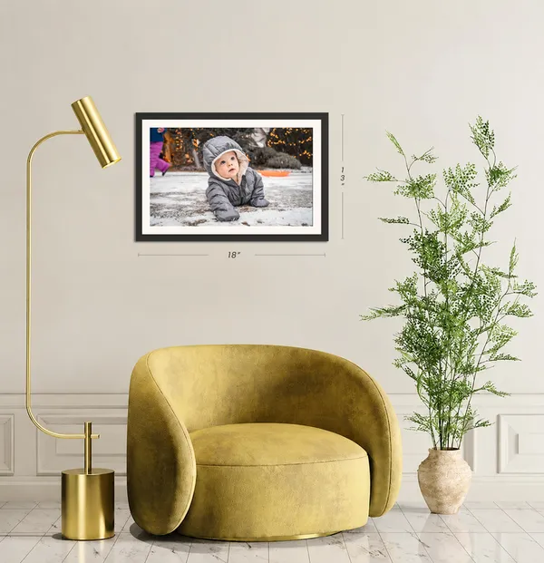 Cute_Baby_Photo_Frame_Winter_Outdoor_Wall_Art_Without_Glass