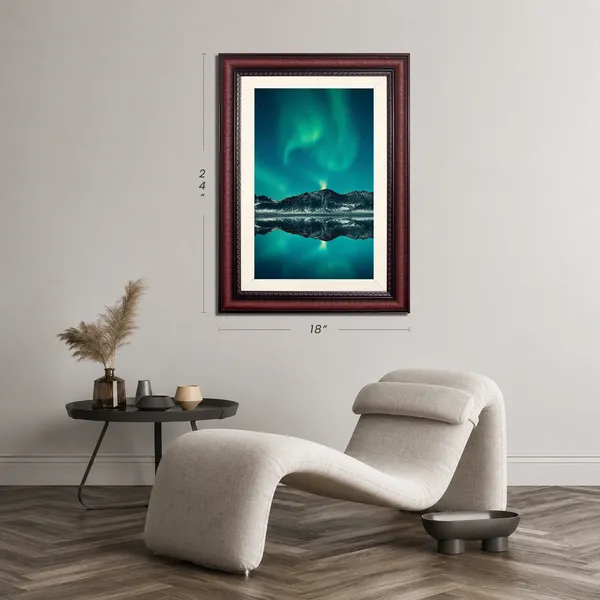 Aurora_Borealis_Landscape_Wall_Art_Mountain_Reflection_Photo_Frame_Without_Glass