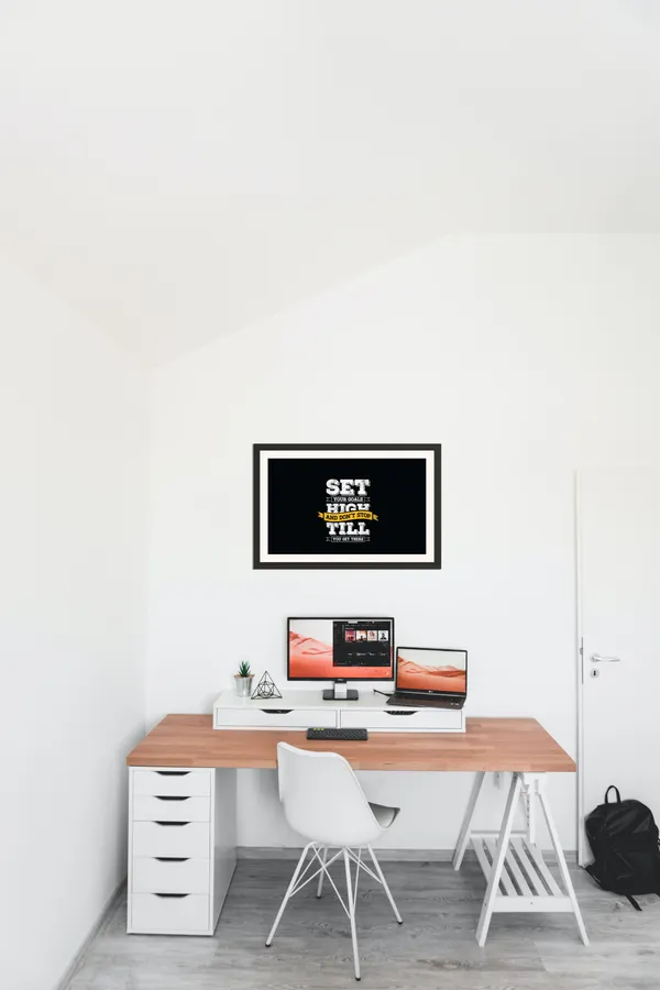 Set_Your_Goals_High_Motivational_Quotes_Poster_Frame_Without_Glass