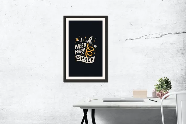 I_Need_More_Space_Motivational_Quote_Wall_Art_Frame_Without_Glass
