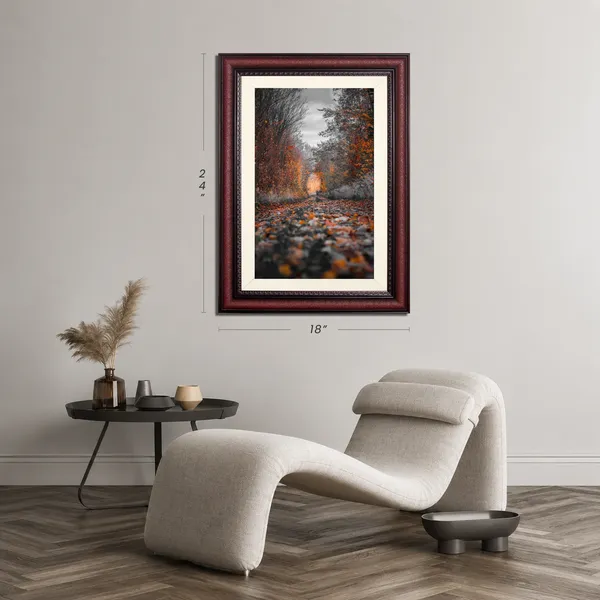 Autumn_Forest_Landscape_Wall_Art_Fallen_Leaves_Photo_Frame_Without_Glass
